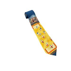 Save The Children 100% Silk Soccer Game Tie By Michael Age 9